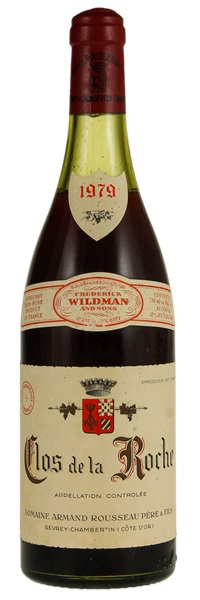 1979 Armand Rousseau Clos de la Roche, 750ml