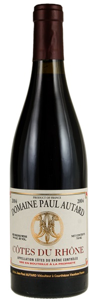 2004 Paul Autard Côtes du Rhône