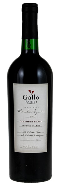 2003 Gallo Family Winemaker's Signature Cabernet Franc