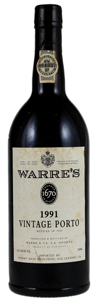 1991 Warre's