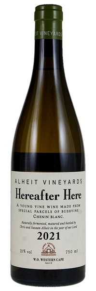 2021 Alheit Vineyards Hereafter Here Chenin Blanc, 750ml