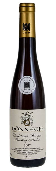 2007 H. Donnhoff Oberhauser Brucke Riesling Auslese Goldkapsel #38, 375ml