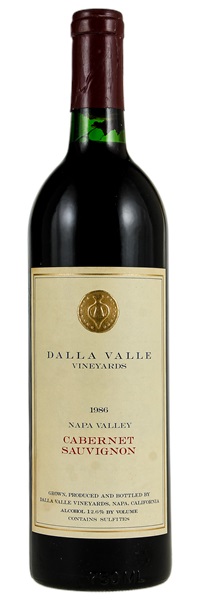 1986 Dalla Valle Cabernet Sauvignon