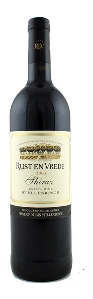 2003 Rust En Vrede Stellenbosch Shiraz, 750ml