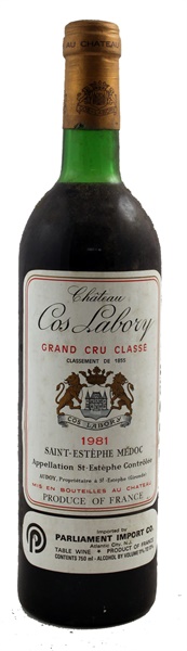 1981 Château Cos-Labory, 750ml