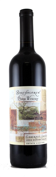 2004 Bartholomew Park Winery Estate Cabernet Sauvignon, 750ml