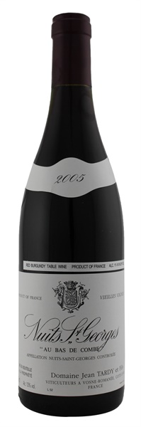 2005 Jean Tardy Nuits St. Georges Au Bas De Combe Vieilles Vignes, 750ml