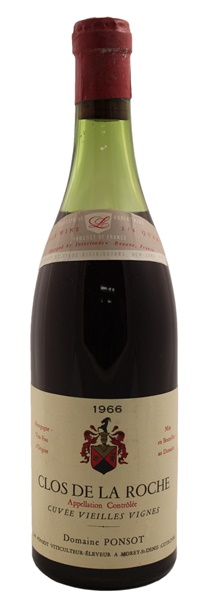 1966 Domaine Ponsot Clos de la Roche Vieilles Vignes, 750ml