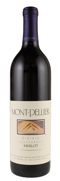 1998 Montpellier Vineyards Merlot, 750ml