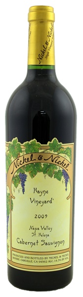 2009 Nickel and Nickel Hayne Vineyard Cabernet Sauvignon, 750ml