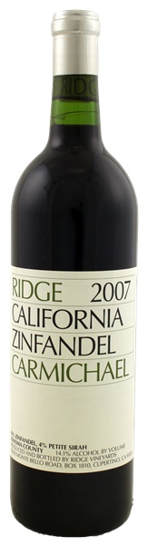 2007 Ridge Carmichael Zinfandel ATP, 750ml