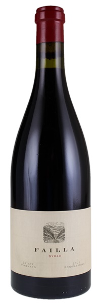 2001 Failla Estate Vineyard Syrah, 750ml