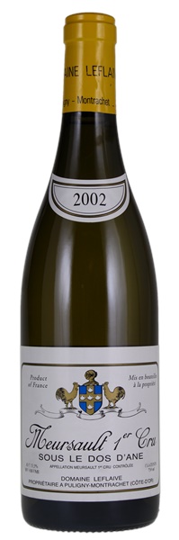 2002 Domaine Leflaive Meursault Le Dos D'Ane, 750ml