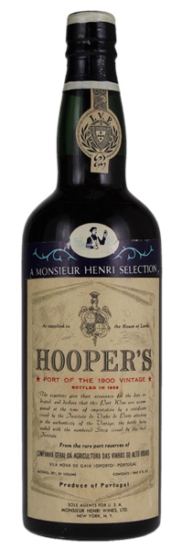 1900 Hooper's Colheita Port, 750ml