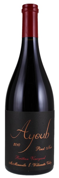 2010 Ayoub Brittan Vineyard Pinot Noir, 750ml
