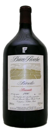 1990 Ceretto Barolo Bricco Rocche Brunate 3.0ltr 1 bottle Lot