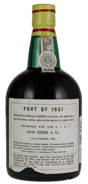 1951 Souza Guedes Port of the Vintage, 750ml