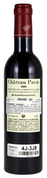 2008 Château Pavie, 375ml