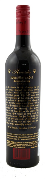 2006 Armida Poizin Zinfandel, 750ml