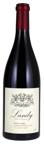 2008 Landy Family Estate Pinot Noir, 750ml