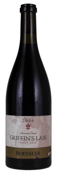 2006 Roessler Wines Griffin's Lair Pinot Noir, 750ml