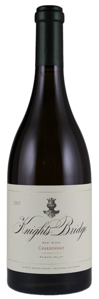 2007 Knights Bridge West Block Chardonnay, 750ml