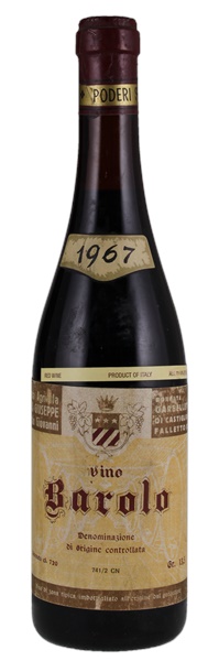 1967 Giovanni Sordo Barolo, 750ml