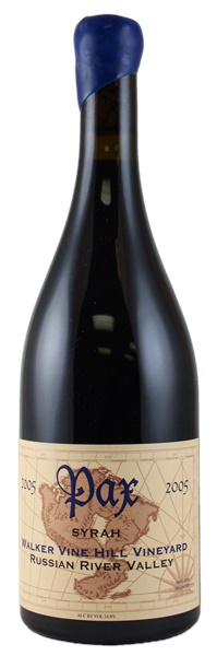 2005 Pax Walker Vine Hill Vineyard Syrah, 750ml