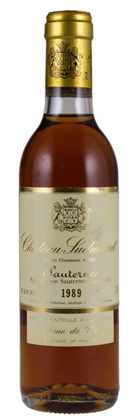 1989 Château Suduiraut Creme de Tete, 375ml