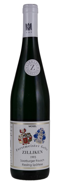 1993 Forstmeister Geltz-Zilliken Saarburger Rausch Riesling Spatlese #7, 750ml