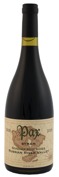 2006 Pax Sonoma Hillsides Syrah, 750ml