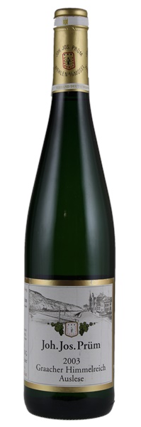 2003 Joh. Jos. Prüm Graacher Himmelreich Riesling Auslese Goldkapsel, 750ml