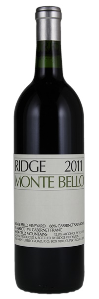 2011 Ridge Monte Bello, 750ml