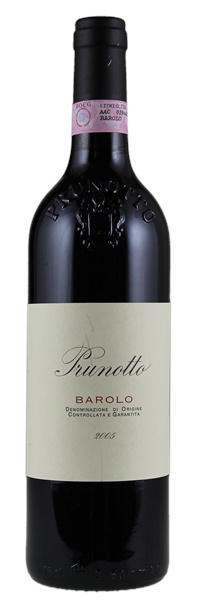 2005 Prunotto Barolo, 750ml