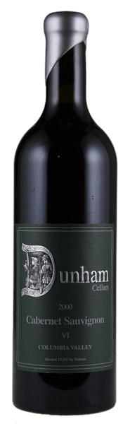 2000 Dunham Cellars Columbia Valley Cabernet Sauvignon VI, 750ml