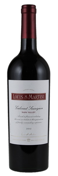 2012 Louis M. Martini Napa Valley Cabernet Sauvignon, 750ml
