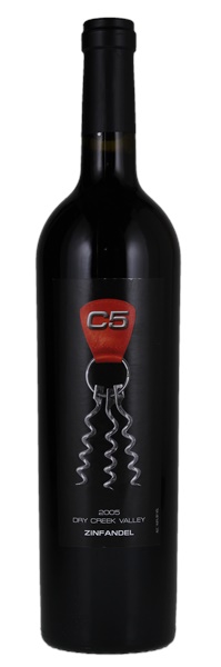 2005 Sidejob Cellars C5 Zinfandel, 750ml