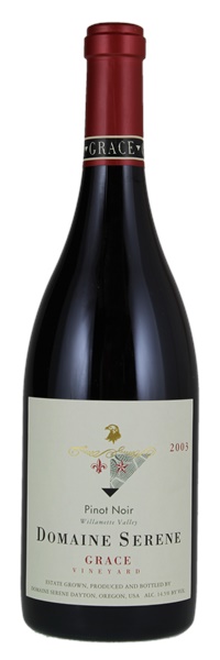 2003 Domaine Serene Grace Vineyard Pinot Noir, 750ml