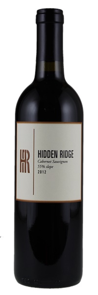 2012 Hidden Ridge 55% Slope Cabernet Sauvignon, 750ml