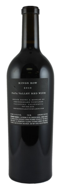 2010 Checkerboard Vineyard Kings Row Red Wine, 750ml