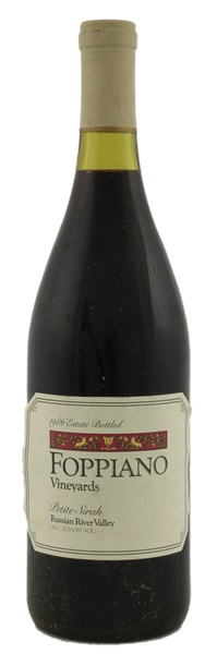 1986 Foppiano Petite Sirah, 750ml