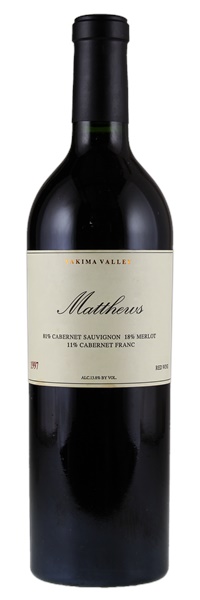 1997 Matthews Cabernet Sauvignon, 750ml