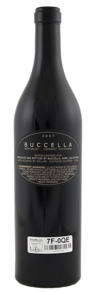 2007 Buccella Cabernet Sauvignon, 750ml