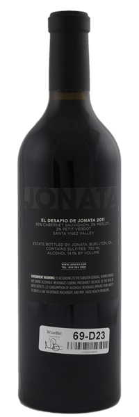 2011 Jonata El Desafio de Jonata, 750ml