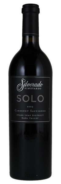 2003 Silverado Vineyards Solo Cabernet Sauvignon, 750ml