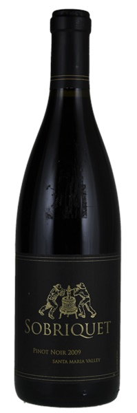 2009 Sobriquet Pinot Noir, 750ml