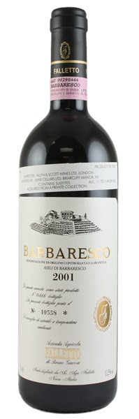 2001 Bruno Giacosa Barbaresco Falletto Asili, 750ml