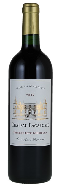 2005 Château Lagarosse Premières Côtes de Bordeaux, 750ml