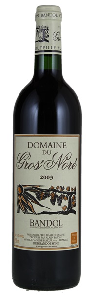 2003 Domaine du Gros Nore Bandol, 750ml