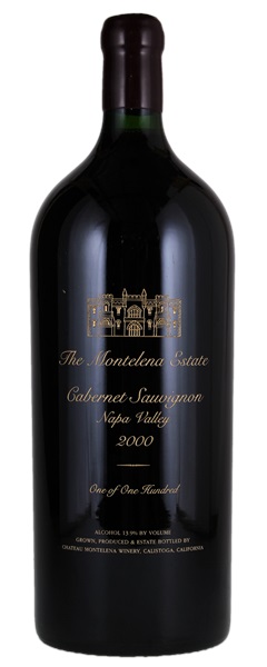 2000 Chateau Montelena Estate Cabernet Sauvignon, 6.0ltr